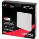 LED φωτιστικό, επιφανειακό, ACTON 18W 2000lm 4000K IP54 τετράγωνο