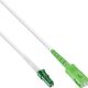 InLine InLine® Fiber Optical Simplex Cable, FTTH, LC/APC 8° to SC/APC 8°, 9/125µm, OS2, 1m