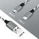 Καλώδιο USB2.0 A/M σε micro USB + USB-C, 1.2m