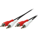 Kabel LogiLink RCA (Cinch) x2 - RCA (Cinch) x2 2.5m czarny (CA1039)