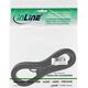 InLine Modularny kabel RJ12, 6P6C, czarny, 1m (18848)