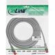 InLine Patch Kabel Sieciowy S/FTP PiMF Cat.6 250MHz copper halogen free szary 30m - 76930