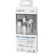 Kabel USB LogiLink USB-A - USB-C + microUSB + Lightning 1 m Biały (CU0126)