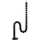 Organizer InLine InLine® Cable duct flexible for height-adjustable desks, 4 compartments, 68x36mm max. 1.28m, black