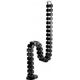 Organizer InLine InLine® Cable duct flexible for height-adjustable desks, 4 compartments, 68x36mm max. 1.28m, black