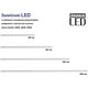 Świetlówka Nvox Świetlówka led 90cm 14w 6000k t8 zimna