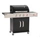 Landmann Triton 4.1 PTS czarny (12962) Grill ogrodowy gazowy 15 kW 65 cm x 44 cm