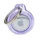 Bizon Case Locator Keychain Apple AirTag clear-purple