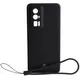Bizon Case Silicone Sq Xiaomi Poco F5 Pro black