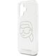 Case Karl Lagerfeld IML Rhinestones Karl Head for iPhone 16 transparent