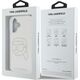 Case Karl Lagerfeld IML Rhinestones Karl Head for iPhone 16 transparent