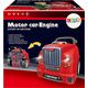 LeanToys Silnik Ciężarówka Do Rozkręcania Zestaw Majsterkowicza Czerwony Warsztat