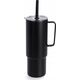 MiiR Miir - All Day Straw Cup Czarny - Kubek termiczny ze słomką 950ml