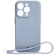Bizon Case Silicone Magnetic Apple iPhone 15 Pro grey