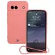 Bizon Case Silicone Magnetic Sq Google Pixel 8a dirty pink