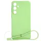 Bizon Case Silicone Samsung Galaxy A55 5G light green