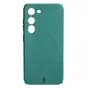 Bizon Case Silicone Magnetic Samsung Galaxy S23 dark green