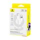 Baseus Data Cable with Digital Display, USB to Lightning, 2.4A, 2m - Baseus Display 2 (P10382700211-01) - Moon White 6932172682101 έως 12 άτοκες Δόσεις