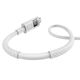Baseus Data Cable with Digital Display, USB to Lightning, 2.4A, 2m - Baseus Display 2 (P10382700211-01) - Moon White 6932172682101 έως 12 άτοκες Δόσεις