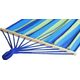 Victoria Sport Hamak Standard 1 osobowy 200x100cm niebieski