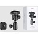 Głowica Adapter Uchwyt Statyw Studyjny 12mm 16mm Aparat Lampa 1/4" UKA F38