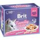 Brit Premium Family Plate dla kotów filety w galarecie mix smaków 12x85g