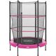Trampolina ogrodowa Salta ogrodowa Junior z siatką wewnętrzną 4.5 FT 140 cm różowa