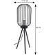 Lampa stołowa H&S Decoration Nowoczesna lampa stojąca 60 cm