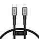 Tech-Protect Ultraboost DNA USB-C / Lightning Cable PD 27W / 3A 25cm Iron Grey