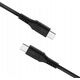 Fixed Fixed | Liquid Silicone Cable USB-C/USB-C, 1.2m, 60W | FIXDLS-CC12-BK
