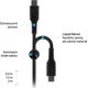 Fixed Fixed | Liquid Silicone Cable USB-C/USB-C, 1.2m, 60W | FIXDLS-CC12-BK