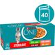 PURINA ONE STERILCAT βοδινό, κοτόπουλο, σολομός, γαλοπούλα 40x85g