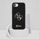 Etui Guess Fixed Glitter Big 4G do       iPhone 16e czarny