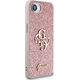 Etui Guess Fixed Glitter Big 4G do       iPhone 16e różowy