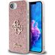 Etui Guess Fixed Glitter Big 4G do       iPhone 16e różowy