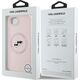 Etui Karl Lagerfeld Silicone             Karl&Choupette Heads MagSafe do iPhone 16e różowy
