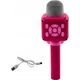 Bezprzewodowy Mikrofon Bluetooth Do Karaoke Nagrywanie Zmiana Głosu Różowy