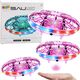 Dron UFO Sterowany Ręką RC Światła LED Różowy