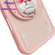 Etui Nimmy Glasses Cool Cat do iPhone 16  różowy standard