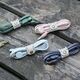 Kabel USB maoxin USB-A - 1 m Szary (MAX-VI-CS-1M-GR)