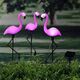Aptel 3 Solarne lampy ogrodowe LED Flamingi IP65 (ZD50K)