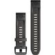 Garmin Pasek silikonowy na nadgarstek QuickFit 20 (grafitowy / czarna sprzączka) (010-13102-01)