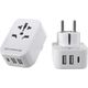 Lifeventure Adapter podróżny z USB i USB-C LIFEVENTURE WORLD TO EUROPE TRAVEL ADAPTOR Uniwersalny