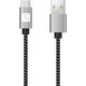 Techly ICOC MU2AC-020-AL kabel USB USB 2.0 2 m USB A USB C Czarny, Szary