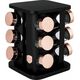 STOJAK OBROTOWY NA PRZYPRAWY 12 POJEMNIKÓW BERLINGER HAUS BH-8559 BLACK ROSE
