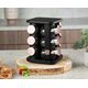 STOJAK OBROTOWY NA PRZYPRAWY 12 POJEMNIKÓW BERLINGER HAUS BH-8559 BLACK ROSE