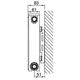 Caradon Grzejnik Compact C11 500 x 500mm