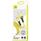 Kabel USB Usams USB-A - USB-C 1 m Żółty (69876-uniw)
