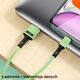 Kabel USB Usams USB-A - USB-C 1 m Żółty (69876-uniw)