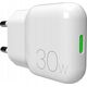 Φορτιστής τοίχου GaN Puro SLIMPRO 30W USB-C - λευκός